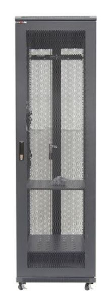 Picture of 42RU Server Cabinet 800mm Deep Front Mesh Door Rear Mesh Double Doors